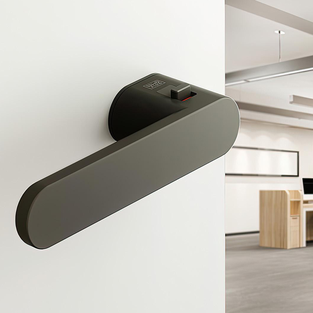 Дверная ручка AVUS ONE цвет Графит черный Левая