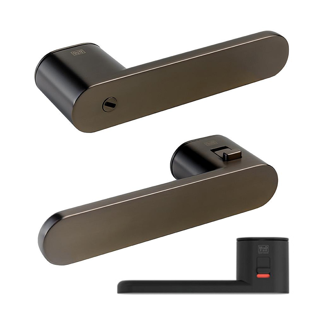 Дверная ручка AVUS ONE цвет Кашемир серый Левая