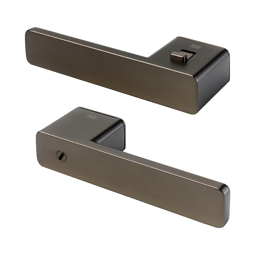 Дверная ручка R8 ONE цвет Кашемир серый Левая