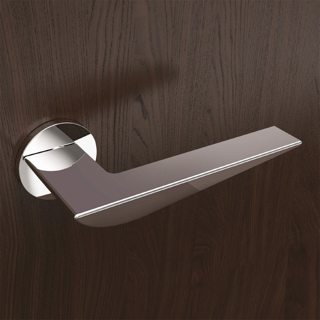 Дверная ручка SAGEV цвет Золото На розетке RO02