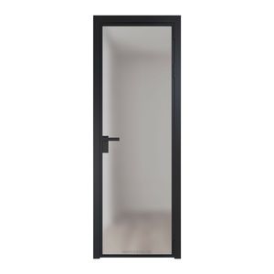 1 AG стекло Матовое цвет профиля Черный матовый