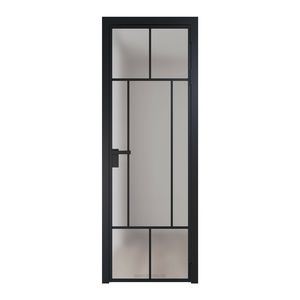 10 AG стекло Матовое цвет профиля Черный матовый