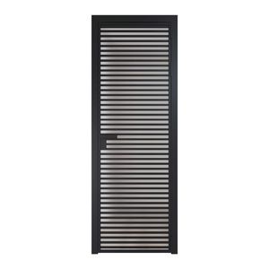 12 AG стекло Матовое цвет профиля Черный матовый