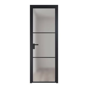 13 AG стекло Матовое цвет профиля Черный матовый