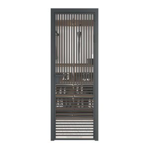 17 AG стекло Прозрачное цвет профиля Серая ночь