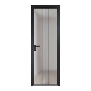 18 AG стекло Матовое цвет профиля Черный матовый