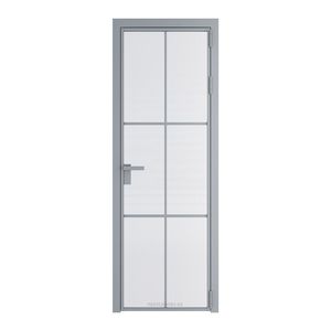3 AG стекло Мору двухстороннее белое цвет профиля Серебро
