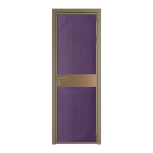6 AG стекло Кризет фиолетовое цвет профиля Шампань вставка Перламутр золото