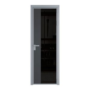 7 AG стекло Черное тонированное цвет профиля Серебро вставка Графит
