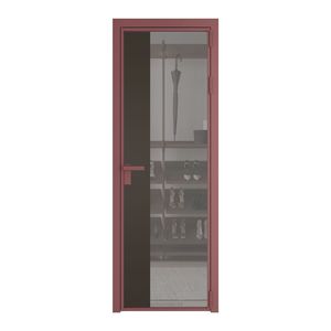 7 AG стекло Комфорт серый цвет профиля Красный антрацит вставка Перламутр бронза