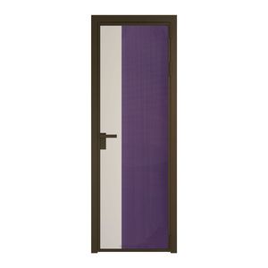 7 AG стекло Кризет фиолетовое цвет профиля Деорэ вставка Кремовая Магнолия