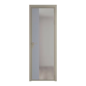 7 AG стекло Матовое цвет профиля Никель матовый вставка Смоки