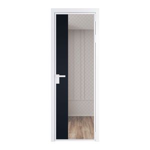 7 AG стекло Ромб серебро цвет профиля Вайт вставка Нэви Блу