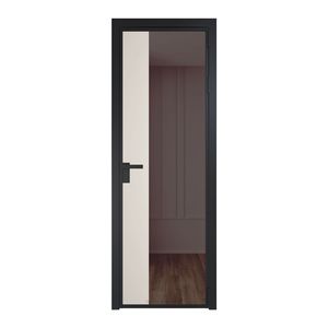 7 AG стекло Золотистая бронза цвет профиля Черный матовый вставка Перламутр белый