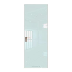 1 AGK цвет Lacobel Белый лак кромка Никель матовый
