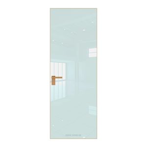 1 AGK цвет Lacobel Белый лак кромка Золото
