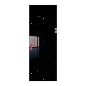 1 AGK цвет Lacobel Черный лак кромка Красный антрацит