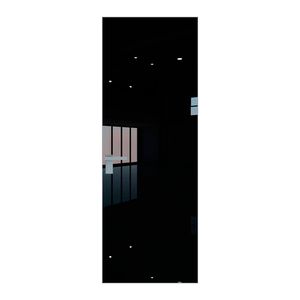 1 AGK цвет Lacobel Черный лак кромка Матовая