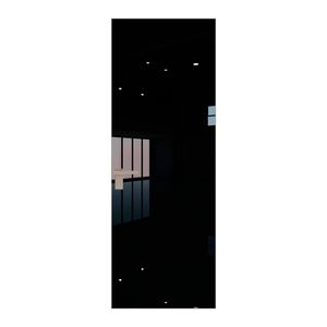 1 AGK цвет Lacobel Черный лак кромка Никель матовый