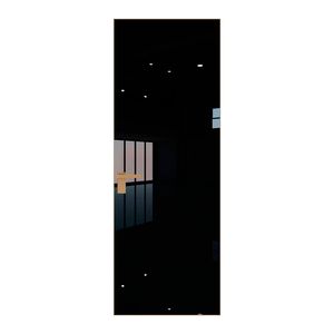 1 AGK цвет Lacobel Черный лак кромка Золото