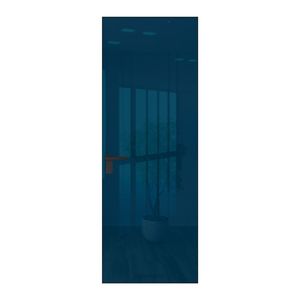 1 AGK цвет Зеркало Blue кромка Черный матовый