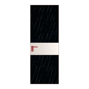 5 AGK цвет Неро мрамор вставка Перламутр белый кромка Красный антрацит