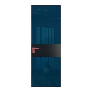 5 AGK цвет Зеркало Blue вставка Блэк кромка Красный антрацит