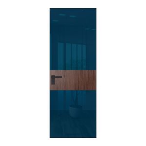 5 AGK цвет Зеркало Blue вставка Дуб Тобакко кромка Черный матовый