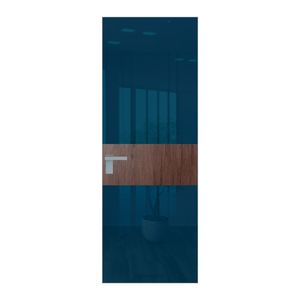 5 AGK цвет Зеркало Blue вставка Дуб Тобакко кромка Матовая