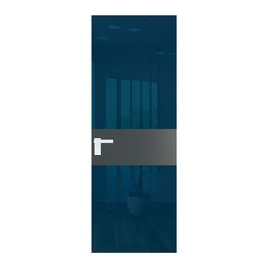 5 AGK цвет Зеркало Blue вставка Графит кромка Вайт