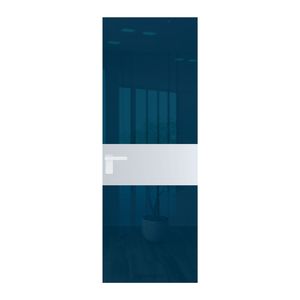 5 AGK цвет Зеркало Blue вставка Вайт кромка Вайт