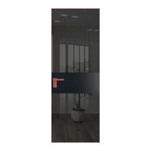 5 AGK цвет Зеркало Grey вставка Блэк кромка Красный антрацит