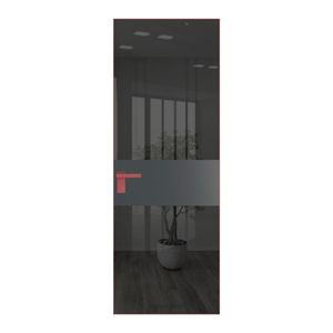 5 AGK цвет Зеркало Grey вставка Графит кромка Красный антрацит