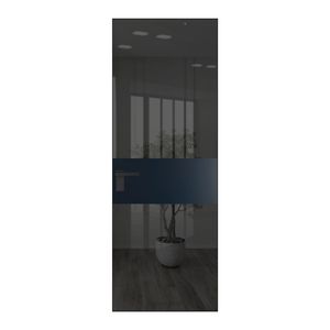 5 AGK цвет Зеркало Grey вставка Нэви Блу кромка Черный матовый