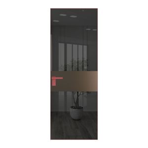 5 AGK цвет Зеркало Grey вставка Перламутр бронза кромка Красный антрацит