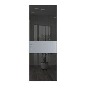 5 AGK цвет Зеркало Grey вставка Смоки кромка Матовая