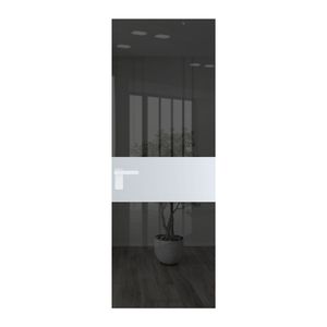 5 AGK цвет Зеркало Grey вставка Вайт кромка Вайт
