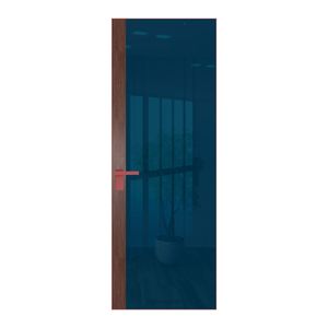 6 AGK цвет Зеркало Blue вставка Дуб Тобакко кромка Красный антрацит