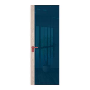 6 AGK цвет Зеркало Blue вставка Каштан светлый кромка Красный антрацит
