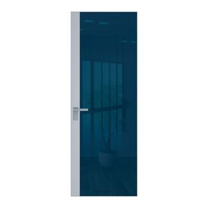 6 AGK цвет Зеркало Blue вставка Лайт Грей кромка Матовая