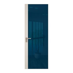 6 AGK цвет Зеркало Blue вставка Перламутр белый кромка Никель матовый