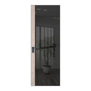 6 AGK цвет Зеркало Grey вставка Каштан светлый кромка Серая ночь