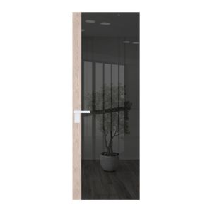 6 AGK цвет Зеркало Grey вставка Каштан светлый кромка Вайт