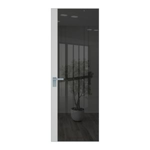 6 AGK цвет Зеркало Grey вставка Крем Вайт кромка Матовая