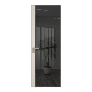 6 AGK цвет Зеркало Grey вставка Перламутр белый кромка Никель матовый