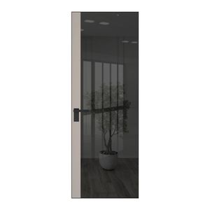 6 AGK цвет Зеркало Grey вставка Сэнд кромка Черный матовый