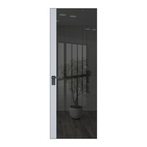 6 AGK цвет Зеркало Grey вставка Вайт кромка Серая ночь