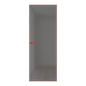 1 AGN стекло Матовое графит профиль Красный антрацит короб без наличника