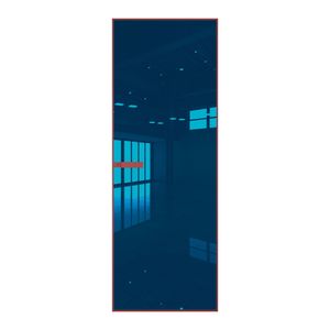 1 AGN стекло Зеркало Blue профиль Красный антрацит короб без наличника