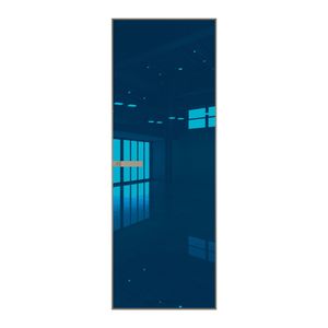 1 AGN стекло Зеркало Blue профиль Никель матовый короб без наличника